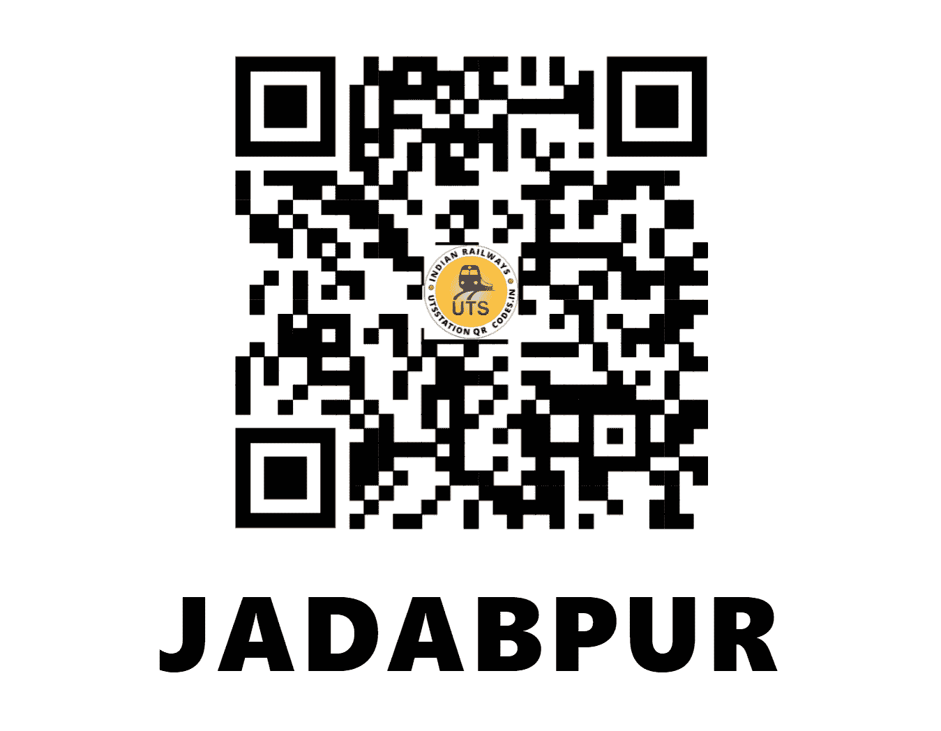 UTS QR Code for JADABPUR - JDP - ER (WEST BENGAL)